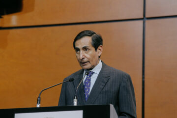 Rogelio Ramírez de la O Secretario de Hacienda y Crédito Público en el Pleno de la Cámara de Diputados. Foto: Gobierno de México.