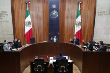 Pleno del Tribunal Electoral del Poder Judicial de la Federación. Foto: TEPJF